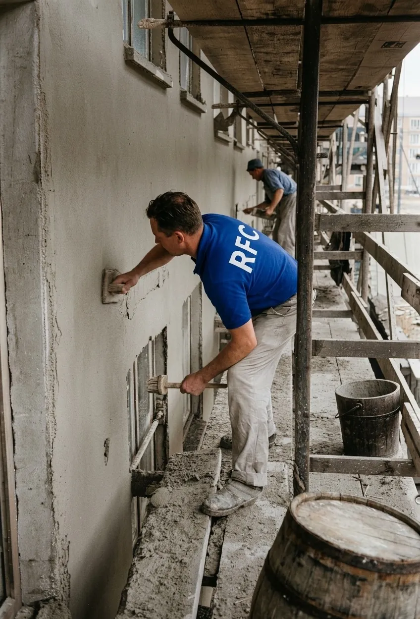 Nos engagements pour chaque type de bâtiment Technicien Ravalement Façade Caen en finition manuelle de façade